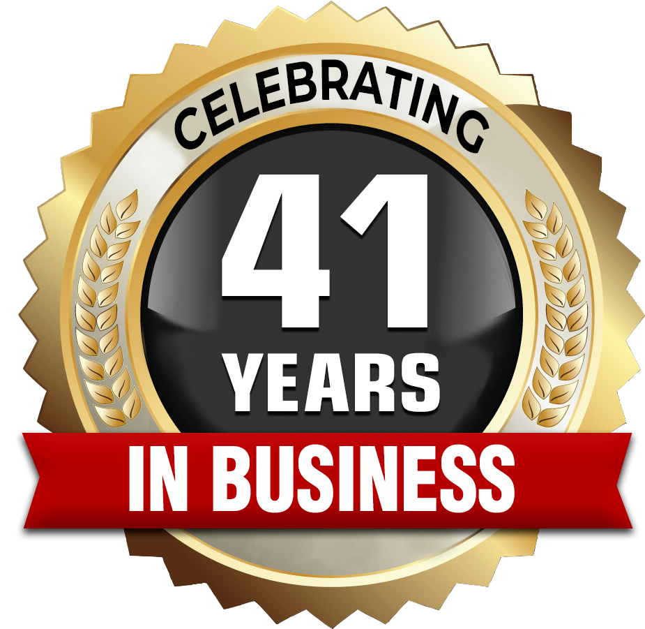 Celebrating 41 Years In Business - 1985-2026